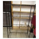 Metal 4 Shelf Unit Measures 35 inches wide x 14