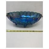 Indiana Glass Iridescent Blue Carnival Glass
