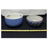 Halls Rose Parade Bowl and Blue and White