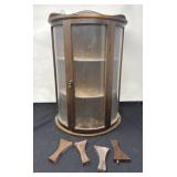 18.5 inch tall x 12 wide Curio Cabinet with Legs