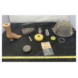 Strainer, Roll Up Tape Measures, Wood Boot and