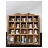 Mini Hanging Shelf With Thimbles
