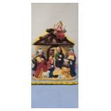 Ceramic Nativity Scene Cookie Jar