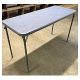 Cosco 19 x 47 Blue Padded Table Legs Fold In Only