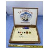 Marbles With Cigar Box