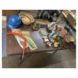 Fake Flowers, Hats, Baskets, Lamp Shade, Rain