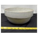 Off white Stoneware Bread Dough Mixing Bowl