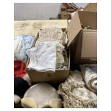 Suitcase, Throws, Hats, Gloves Curtains and All