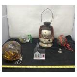 Snowman and Christmas Ornaments