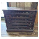 Wooden  Country Style Multi Drawer Sewing