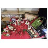 Christmas Decor Including Salt and Pepper