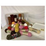 Acrylic Yarn with Tote and Lid