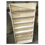 15x 53x 22 Retail Shelf has Wheels