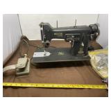 Necchi Sewing Machine, Foot Pedal and Parts