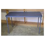 Small Blue Folding Table 3ft 11 x 20 x 28