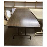 Fold A Leg Table, Frame Good Table Top Warped 8