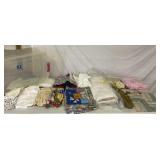 Fabric and Quilt Patterns with Tote and Lid