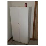 Two door storage cabinet.