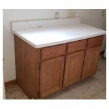 Oak kitchen cabinet