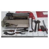 TOOL BOX FULL:WRENCHES:VISE GRIPS&MORE