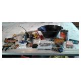 Oil Pan, Oil Cans, Springs, Paint Brushes & More