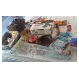 LAWN&GARDEN SPREADER:SAND PAPER:GREASE&MORE