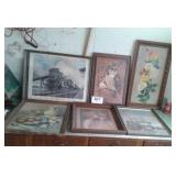 FRAMED WALL ART:RAILROAD