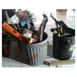 3 Buckets Full OF Garage Items