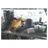 Welding Helmet,  Tape Measure, funnel, Garage