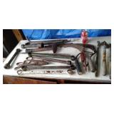 Tractor Wrenches, Scythe, Pry Bars