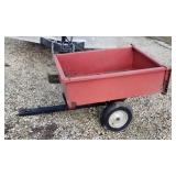 Lawn dump cart