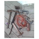 Drill Bits, Extension Cords, Hammers C-Clamp