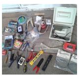 Outdoor Timer, Weed Eater String, Levels, Screws