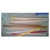 Lot Of Yard Sticks