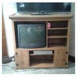 Entertainment Stand, Phillips, TV, Emerson VHS-