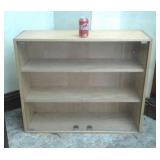 3 Shelf Bookcase With Glass Doors