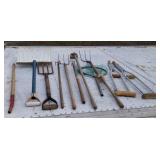 Garden tools aluminum crutches