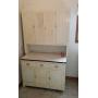 Huge 7' tall step back bakers cabinet porcelain