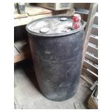 PLASTIC 55GAL. BARREL- empty