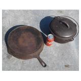 ERIE CAST IRON SKILLET: CHICKEN FRYER