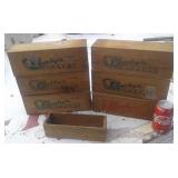 WOODEN CHEESE BOXES