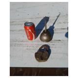 Antique Lock & Oil Can