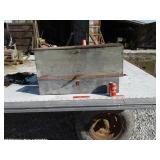TOOL BOX  & Wooded STORAGE On Wheels