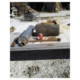 Muffler, Pipe Wrench,  Roll Of Rubber