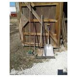 Scoop Shovels, Broom