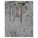 SHOVELS:PICK-AXE:HAY FORK& MORE