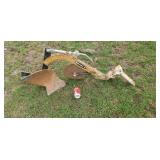 Brinly plow for garden tractor.