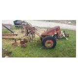David Bradley  tractor with attachments.