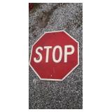 Aluminum stop sign