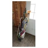 New brooms  buggy whip swifter grab stick and